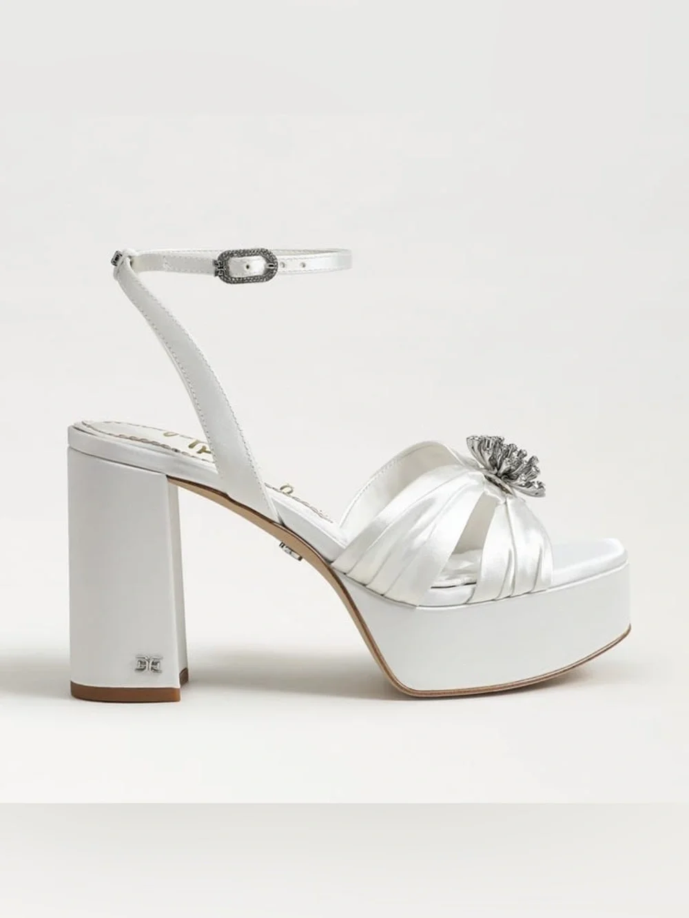 Sam Edelman White janelle heeled sandals NWT